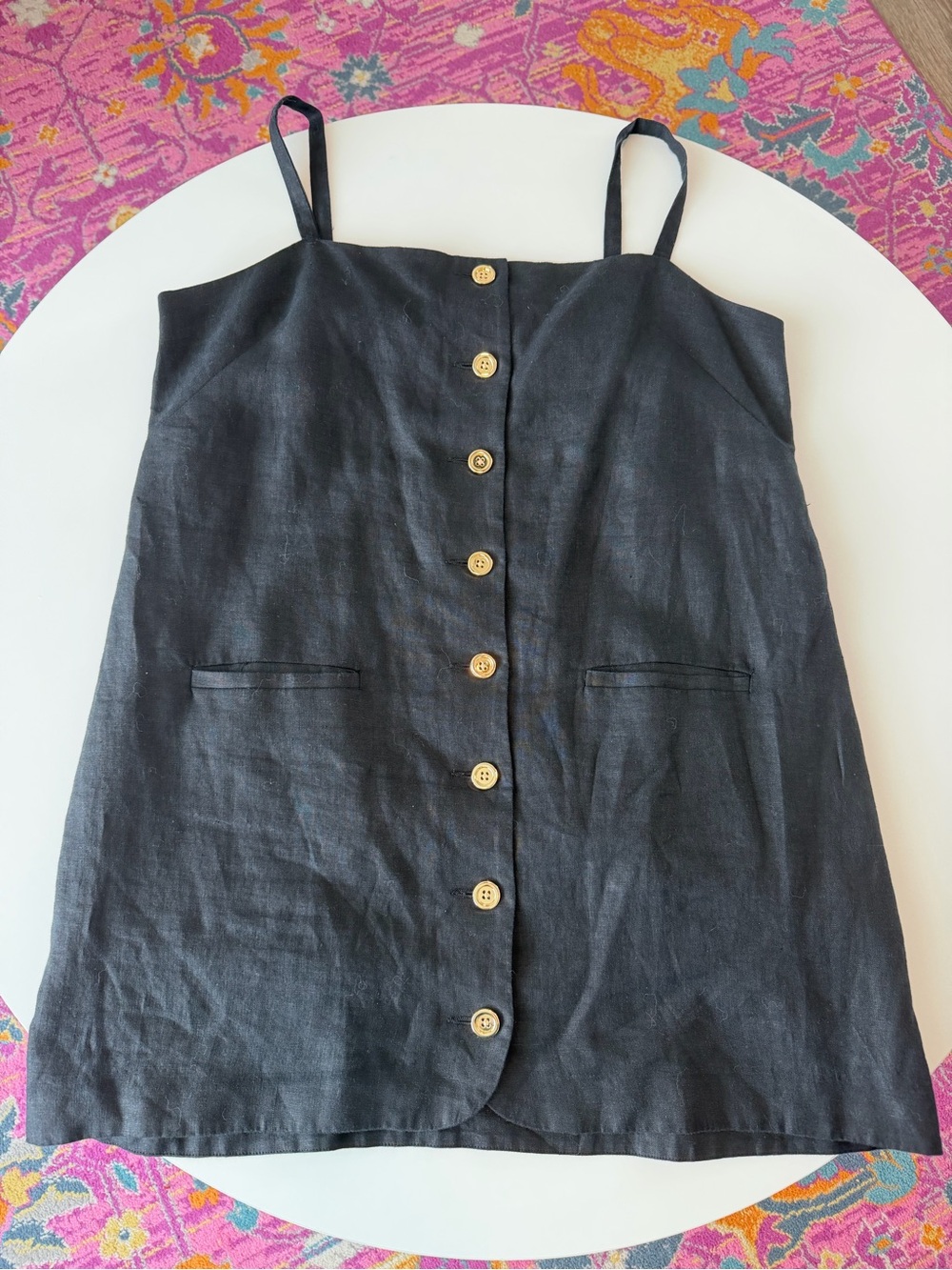 J. Crew Claudia Mini Dress in Black